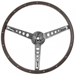 1965-66 Deluxe Woodgrain Steering Wheel